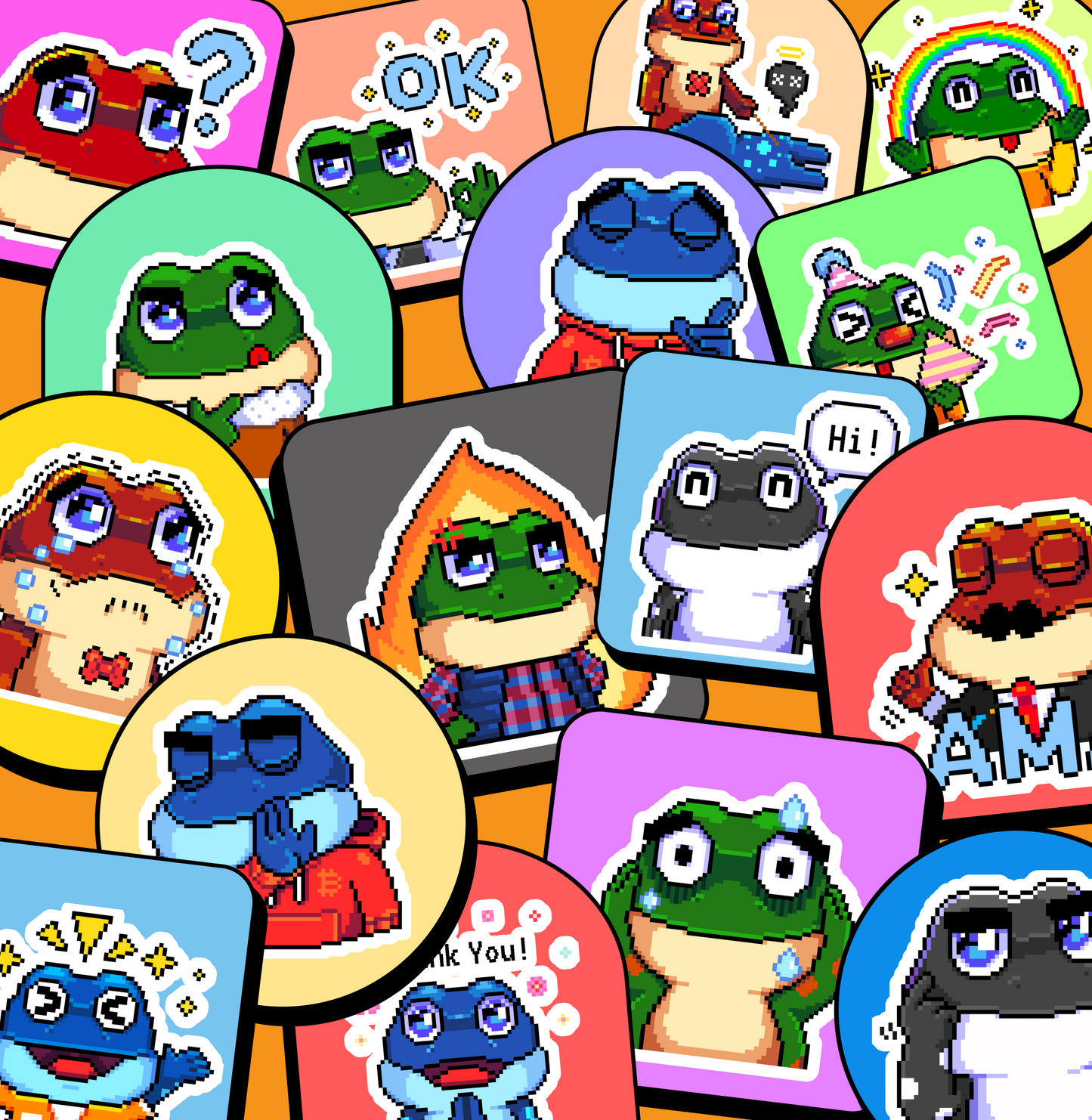 BitcoinFrog - Sticker Pack